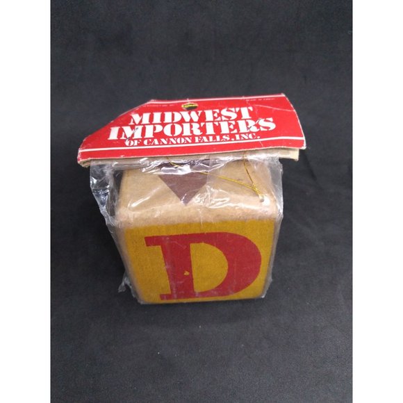 New Vintage Midwest Importers of cannon Inc Block ornament - Picture 2 of 10